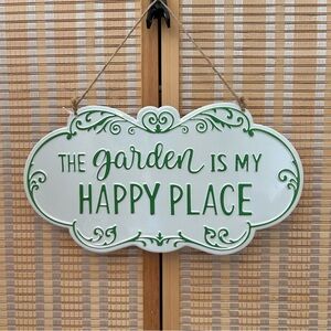 Decor Garden Metal Sign